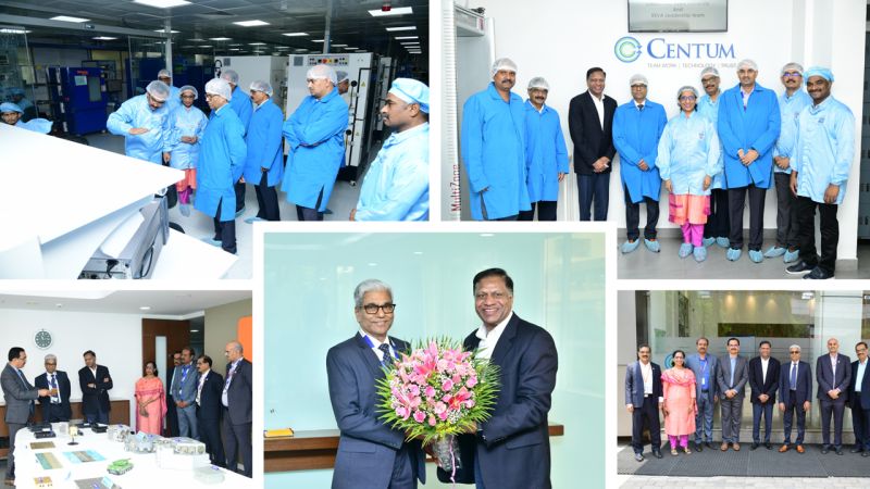 Chancellor REVA University, Dr. P Shyama Raju and his leadership team visited Centum Electronics