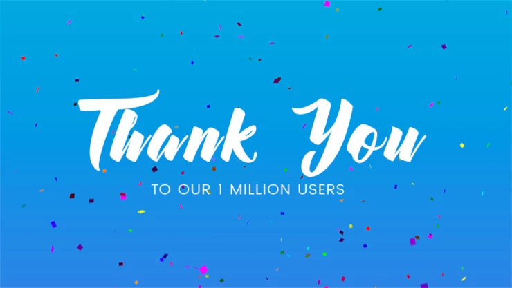 🎉 1 Million Users